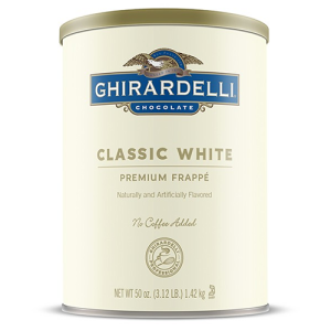 Ghirardelli Classic White Frappé (3.12 lbs)