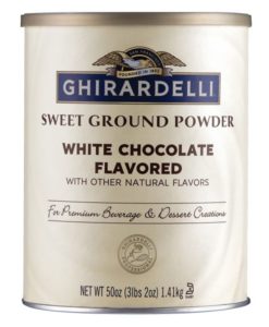 Ghirardelli Sweet Ground White Chocolate Flavored Powder (3.12 lbs)