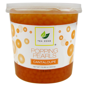 Tea Zone Cantaloupe Popping Pearls (7 lbs)