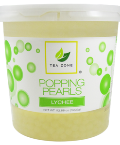 Tea Zone Lychee Popping Pearls (7 lbs)