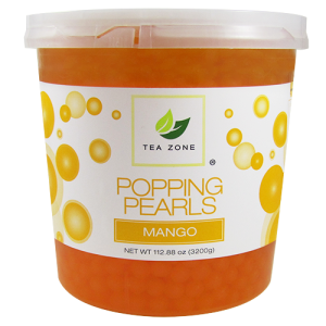 Tea Zone Mango Popping Pearls (7 lbs)
