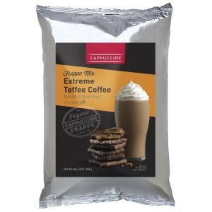 Cappuccine Extreme Toffee Coffee Frappe Mix (3 lbs)