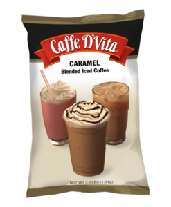 Caffe D'Vita Caramel Latte Blended Ice Coffee (3.5 lbs)