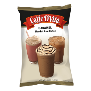Caffe D'Vita Caramel Latte Blended Ice Coffee (3.5 lbs)