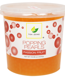 Tea Zone Passion Fruit Popping Pearls (7 lbs)