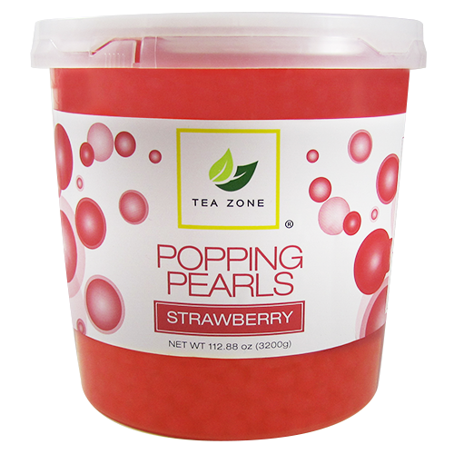 Tea Zone Orange Popping Pearls (B2052, 7 Lbs) – Bursting Boba For Bubble Tea