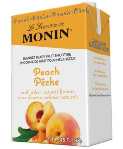 Monin Peach Fruit Smoothie Mix (46oz)