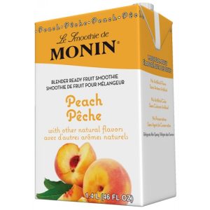 Monin Peach Fruit Smoothie Mix (46oz)