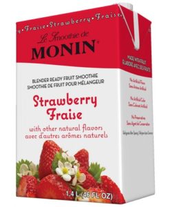 Monin Strawberry Fruit Smoothie Mix (46oz)