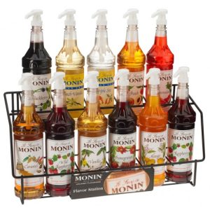 Monin Syrup Wire Rack (11 Bottles)