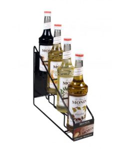 Monin Syrup Wire Rack (4 Bottles)