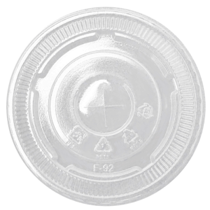 92mm PET Flat Lids - 1,000 ct