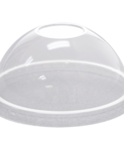 92mm PET Dome Lids - No Hole - 1,000 ct
