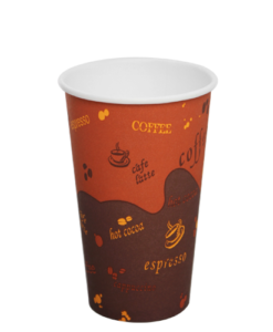 16oz Paper Hot Cups - Generic (90mm) - 1,000 ct