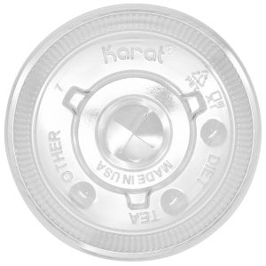 90mm PET Flat Lids - 1,000 ct