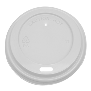 8oz Sipper Dome Lids - White (80mm) - 1,000 ct