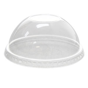 78mm PET Dome Lids - No Hole - 1,000 ct