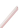 Karat 7.5'' Boba Straws (10mm) - Unwrapped - Mixed Striped Colors - 4,500 ct - Image 3