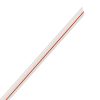 Karat 7.5'' Jumbo Straws (5mm) - Unwrapped - Mixed Striped Colors - 8,000 ct - Image 3