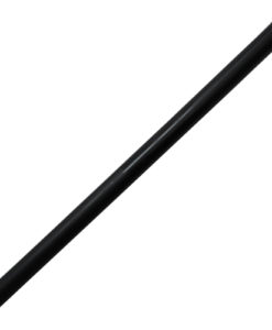 Karat 9'' Unwrapped Boba Straws (10mm) - Black - 3,500 ct