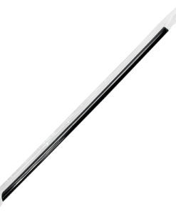 Karat 9" Jumbo Straws (5mm) Poly Wrapped - Black - 2,000 ct