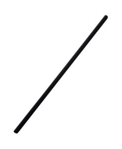 Karat 5.25'' Stir Straws (3mm) - Black - 10,000 ct, C9101 (Black)