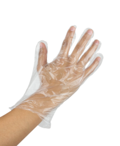 Karat Poly Gloves (Clear) Distributor Pack- Large - 10,000 ct