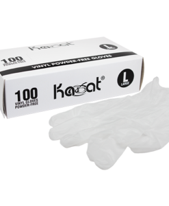 Karat Vinyl Powder-Free Gloves (Clear) - Large - 1,000 ct