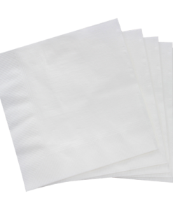 Karat 10"x10" Premium Beverage Napkins - White - 3,000 ct