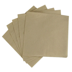 Karat 9"x9" Beverage Napkins - Kraft - 4,000 ct