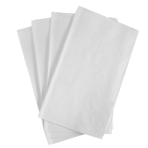 40x40cm White 2 Ply Paper Napkins Dinner Tissue Serviettes Suki's Imports