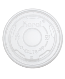 PP Flat Lids for 4oz Food Container (76mm) - 1,000 ct