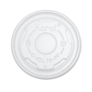 PP Flat Lids for 4oz Food Container (76mm) - 1,000 ct