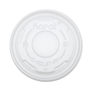 PP Flat Lids for 5oz Food Container (87mm) - 1,000 ct
