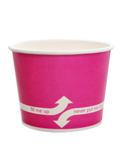 12oz Food Containers - Pink (100mm) - 1,000 ct