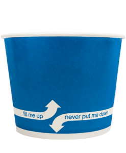 16oz Food Containers - Blue (112mm) - 1,000 ct