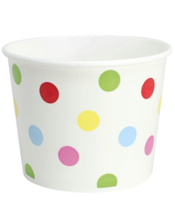 16oz Food Containers - Dots (112mm) - 1,000 ct