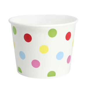 16oz Food Containers - Dots (112mm) - 1,000 ct