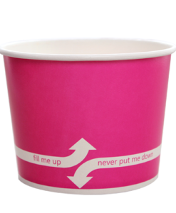 16oz Food Containers - Pink (112mm) - 1,000 ct