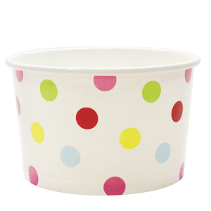 20oz Food Containers - Dots (127mm) - 600 ct