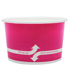 20oz Food Containers - Pink (127mm) - 600 ct