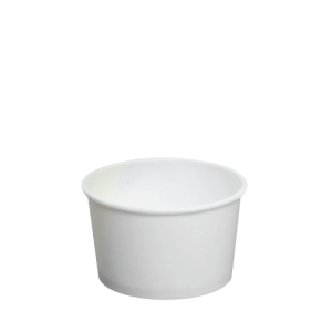 4oz Food Containers - White (76mm) - 1,000 ct
