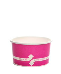 5oz Food Containers - Pink (87mm) - 1,000 ct