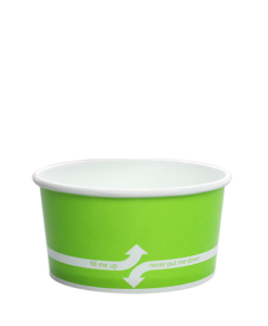 6oz Food Containers - Green (96mm) - 1,000 ct