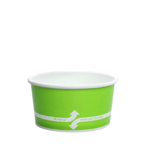 6oz Food Containers - Green (96mm) - 1,000 ct