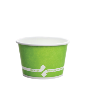 8oz Food Containers - Green (95mm) - 1,000 ct