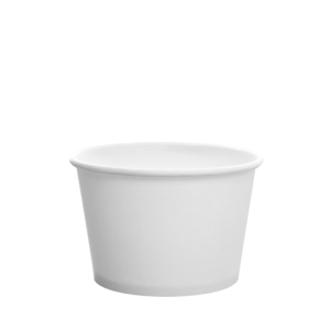 8oz Food Containers - White (95mm) - 1,000 ct