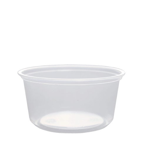 YS 16 oz. Translucent Plastic Deli Container with Lid - 240 Count