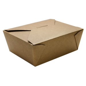 48 fl oz Fold-To-Go Box #8 - Kraft - 300 ct