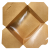 48 fl oz Fold-To-Go Box #8 - Kraft - 300 ct - Image 2